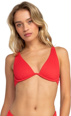 Roxy Rib Love Offshore V Swimsuit Top - Women's 0