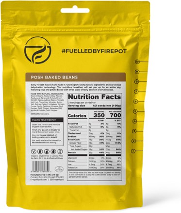 Firepot Posh Baked Beans - 2 Servings 1