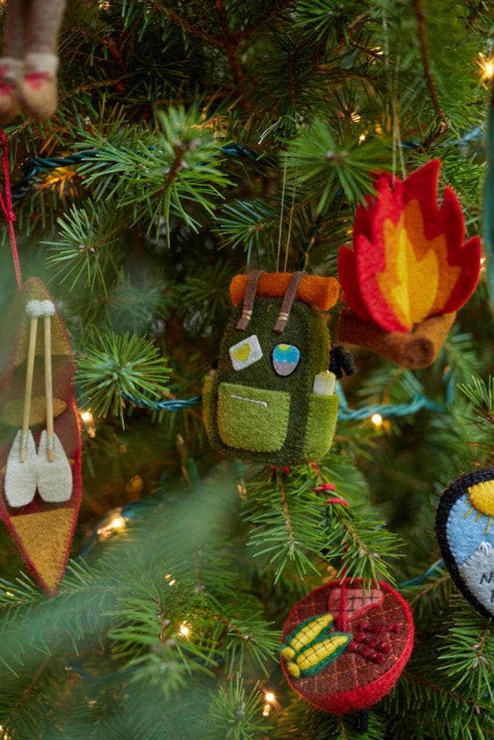 Location Image for Love Camping Backpack Ornament
