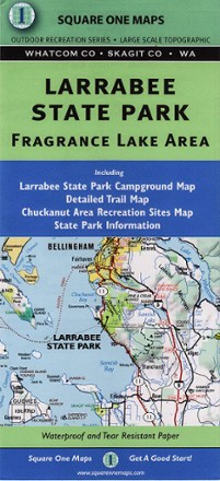 Square One Maps Larabee State Park: Fragrance Lake Area Map 0