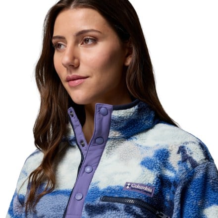 Columbia Helvetia II Cropped Half-Snap Fleece Pullover - Women's 4