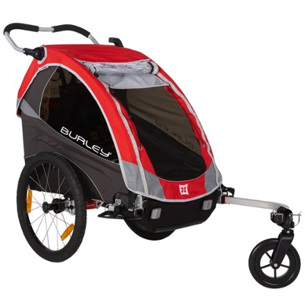 Burley solo red バーレーソロ1人用レッド+ジョギングキット付 7bb3b2ad-4527-42c0-814c-
