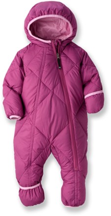 infant down snowsuit