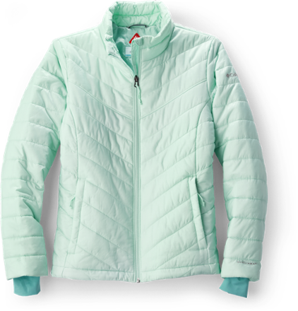 columbia women's morning light ii omni heat long jacket