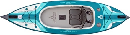 Advanced Elements AirVolution Sport Recreational Sit-On-Top Inflatable Kayak with Pump - 10' 1