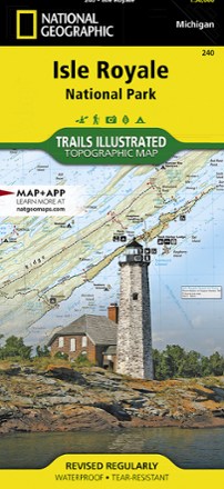National Geographic Isle Royale National Park Topographic Map 0