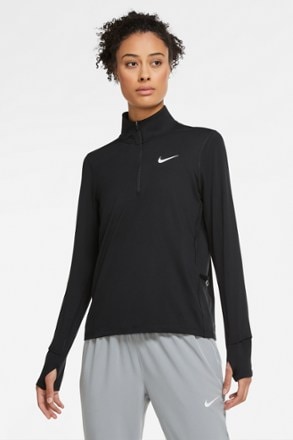 nike quarter zip running top