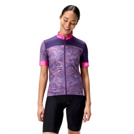Endura FS260 Floral Print Cycling Jersey - Women's 1