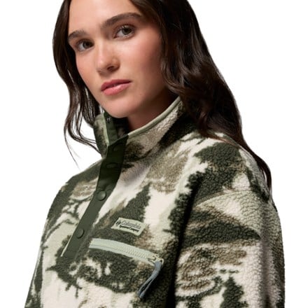 Columbia Helvetia II Cropped Half-Snap Fleece Pullover - Women's 8