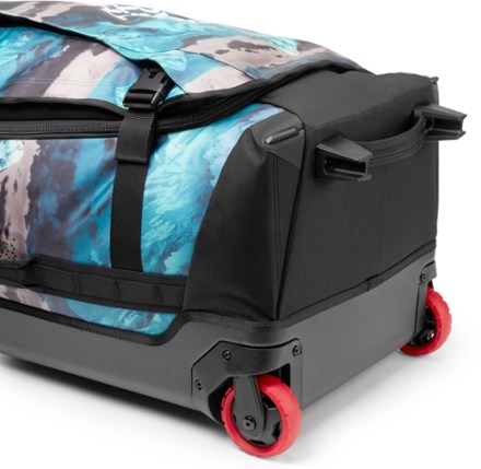 The North Face Rolling Thunder Wheeled Duffel - 30" Wheels and handle (Jaiden Green Mtn Landscape)