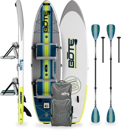 BOTE LowRider Aero Tandem Inflatable Paddle Board with Paddles - 11'6" 0