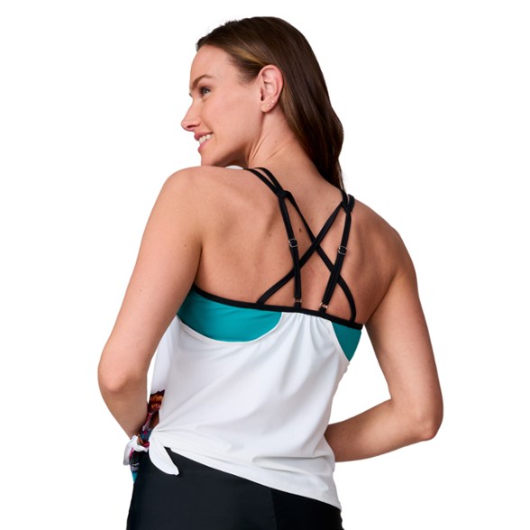 On Body Image of color White Floral