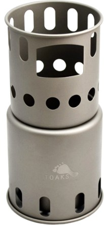 TOAKS Titanium Backpacking Wood Burning Stove - Small 0