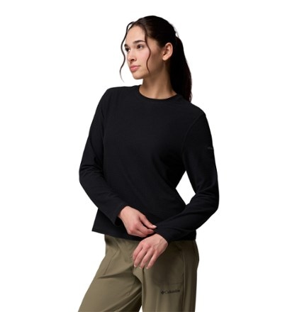 Columbia Brea Falls Grid Crew Long-Sleeve Shirt - Women's 3