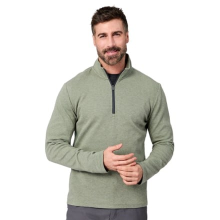 Free Country Twill Interlock Quarter-Zip - Men's 0
