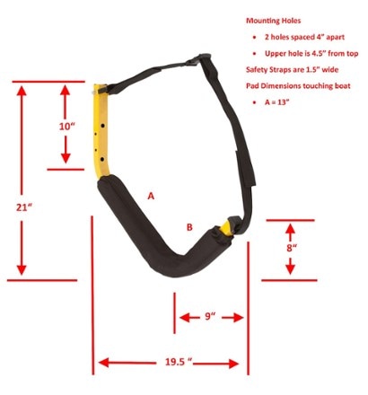 Suspenz EZ Boat Rack 4