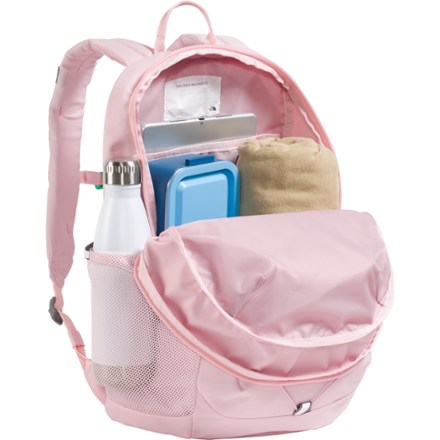 The North Face Youth Court Jester Backpack: Pale Blossom/White