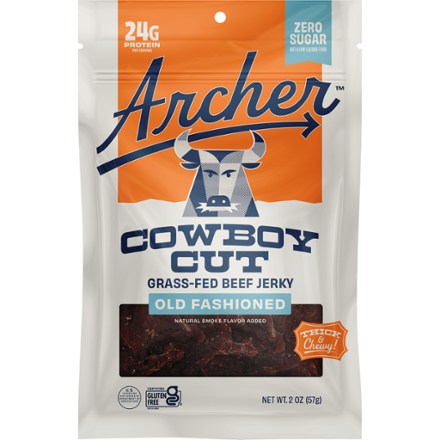 Country Archer Jerky Co. Zero Sugar Grass-Fed Beef Jerky - 2 oz. 0