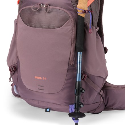 Osprey Mira 24 Hydration Pack - Women's Trekking pole attachments (trekking poles not included)