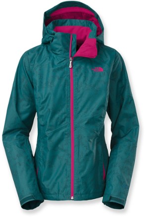 womens north face hyvent 3 in 1 jacket