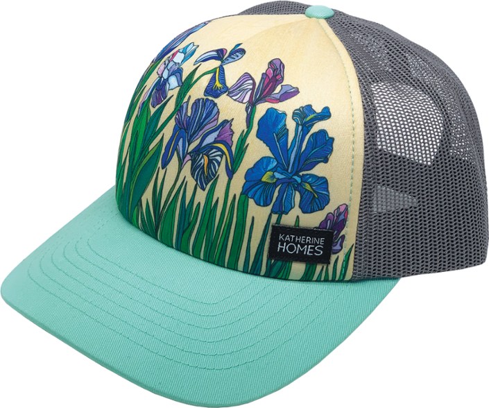 Product Image of color Iris Flowers/Teal/Grey