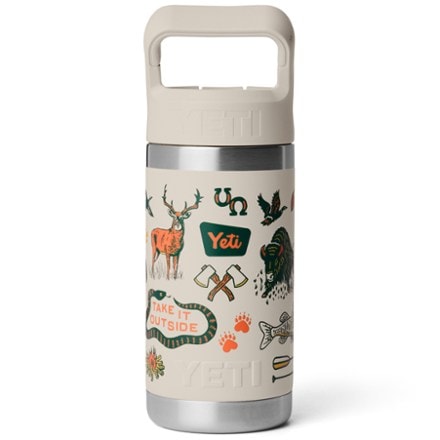 YETI Rambler Jr. Vacuum Water Bottle with Straw Cap - 12 fl. oz. 1