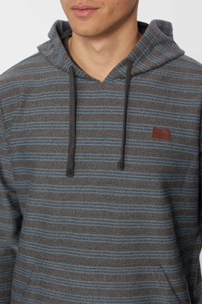 O'Neill Bavaro Striped Pullover Fleece Hoodie - Men's 4