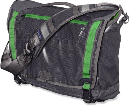 patagonia black messenger bag