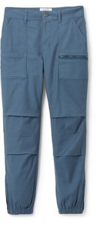 Flannel Jogger Pants- electric blue/black – Molli