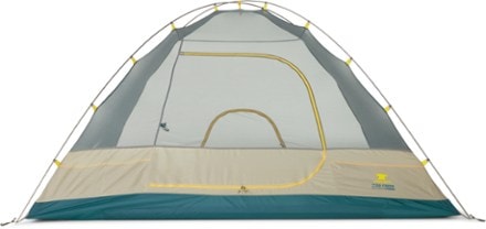 Mountainsmith Bear Creek 4 Tent with Footprint Front view (Olympic Blue)