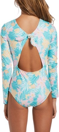 Billabong Mermaid Feels Long-Sleeve One-Piece Swimsuit - Girls' 1