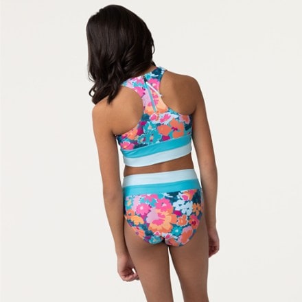 Nani Swimwear Mini Cut Back Crop Swimsuit Set - Girls' 2