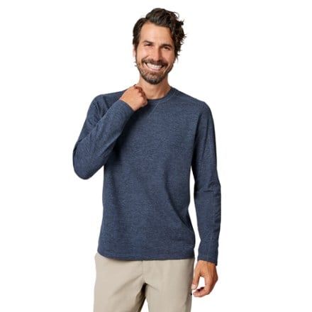 Free Country Sueded Space-Dye Long-Sleeve Crew Shirt - Men's 0