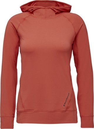 Black Diamond Women's Alpenglow Hoody - Large - Baja Sunrise