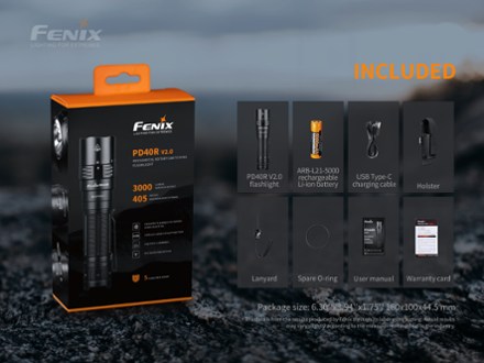 Fenix PD40R V2.0 Flashlight 4