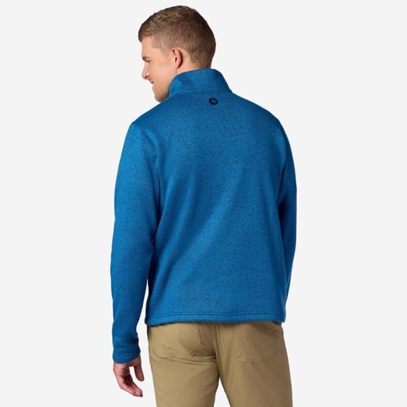 On Body Image of color Nautical Blue Heather