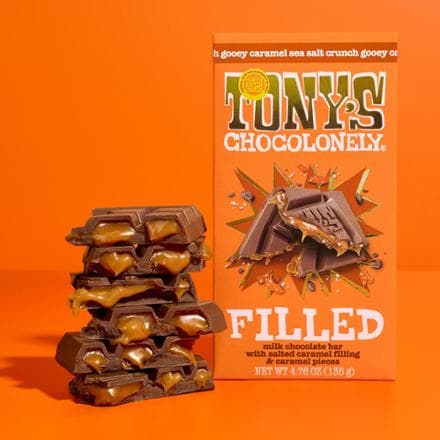 Tony's Chocolonely Filled Milk Chocolate Bar 3