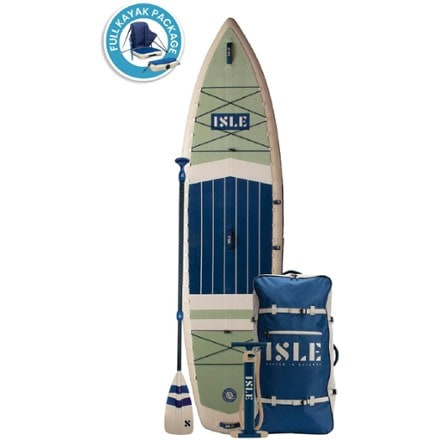 ISLE Switch 3 Hybrid Inflatable SUP-Kayak with Paddle - 11'6" 0