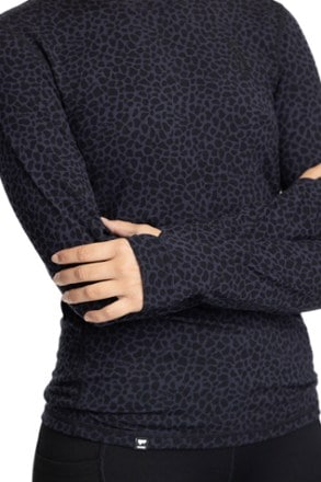 Mons Royale Cascade Merino Flex Mock-Neck Base Layer Top - Women's 3