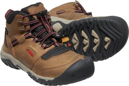 KEEN Ridge Flex Waterproof Hiking Boots - Big Kids' 3