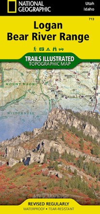 National Geographic Logan / Bear River Range Topographic Map 0