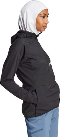 adidas Techrock Ultralight Half-Zip Hooded Fleece Jacket - Women's 3