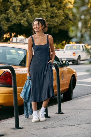 princess polly baby blue dress Beyond Yoga Featherweight Rebalance Tank Blue Gem Heather LWSD4612 BLGMH main image 0