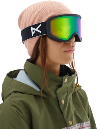 NEW Carve Insight Matte Black Grey Womens Ski Snowboard Goggles 