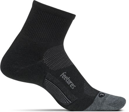Feetures Merino 10 Cushion Quarter Socks 0