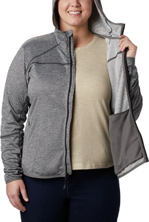 plus size columbia havenwood fleece jacket