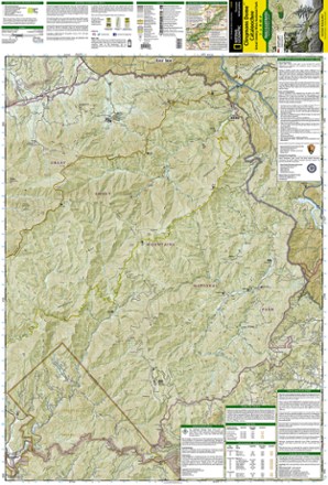 National Geographic Clingmans Dome / Cataloochee Topographic Map 1