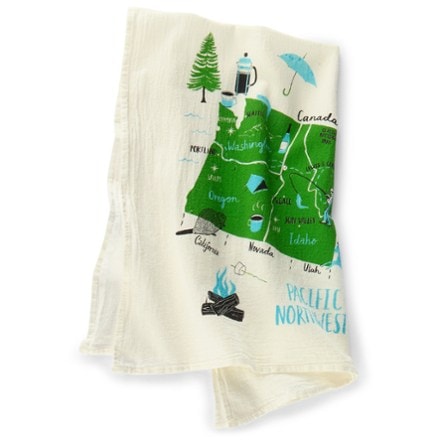 Claudia Pearson Pacific Northwest Tea Towel 2