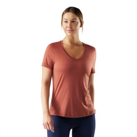 Smartwool Active Ultralite V-Neck T-Shirt - Women's 0