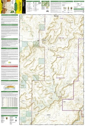 National Geographic Canyonlands National Park - Maze District Trail Map 1